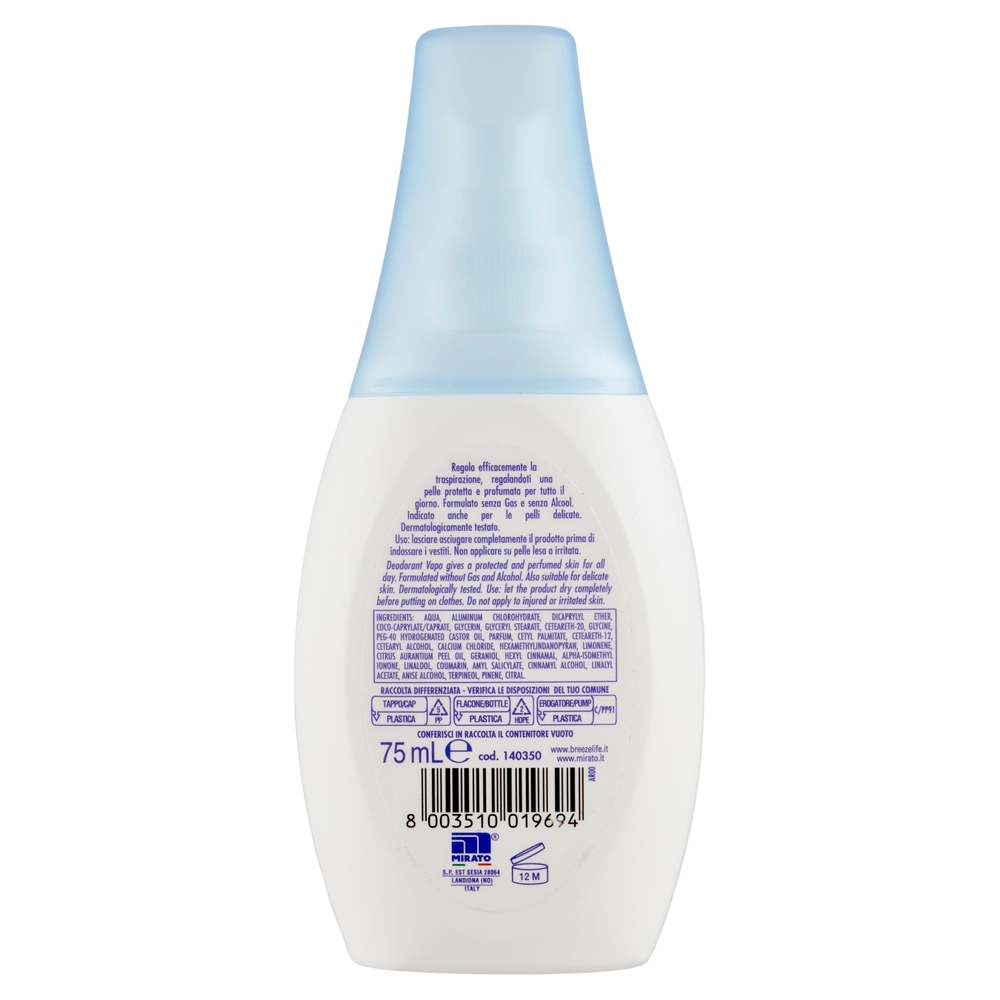 Breeze Freschezza Talcata Deodorante Vapo 75 mL